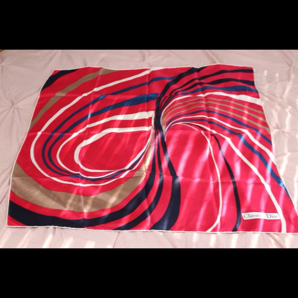 Christian Dior Swirl Scarf